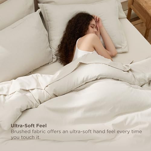 Full Comforter Set Beige