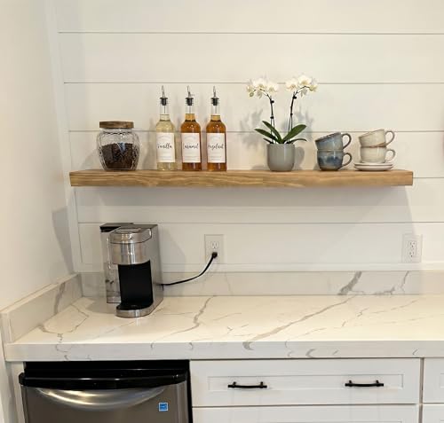 54 inch Wooden Floating Shelves for Wall
