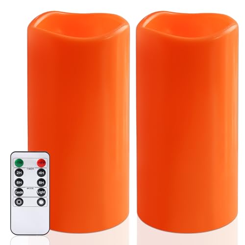 8" x 4" Large Outdoor Flameless Candles (2 Count)
