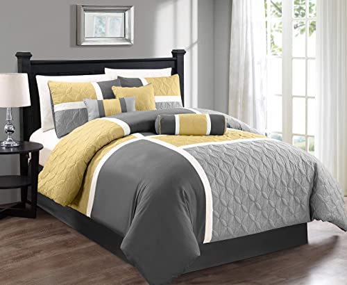 Upland 7 Piece Quilted Patchwork Comforter Set