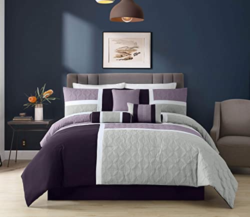 Upland 7 Piece Quilted Patchwork Comforter Set