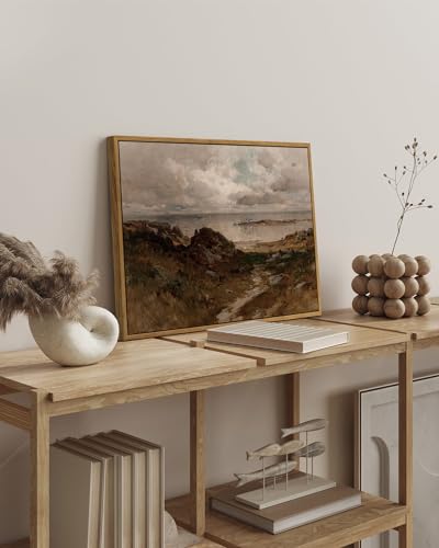 Framed Canvas Wall Art Vintage Decor
