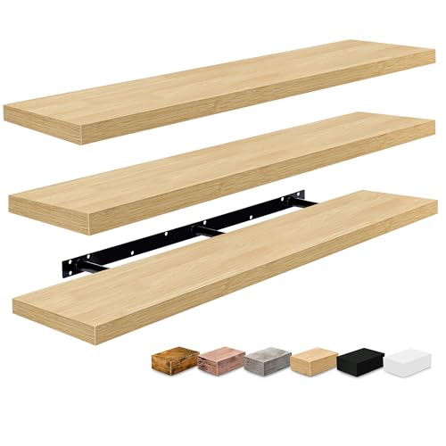 Floating Shelves for Wall Storage (3 Count)