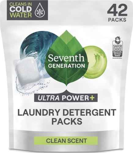 Laundry Detergent Packs Ultra Power Plus 42 Count