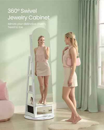 360° Swivel Jewelry Cabinet