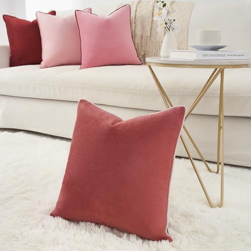 Decorative Throw Pillow Covers Cushion Cases (4 Count)