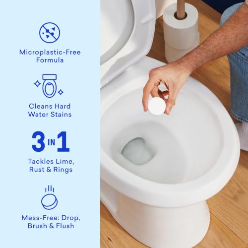 100% Plastic Free Toilet Bowl Cleaner Tablets (28 Count)