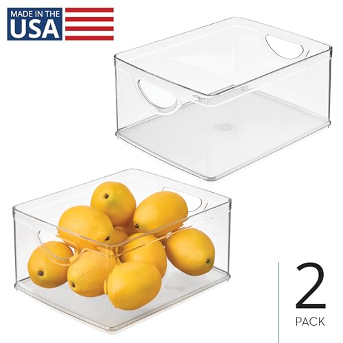 Pantry Storage Bins with Handles (2 Count)