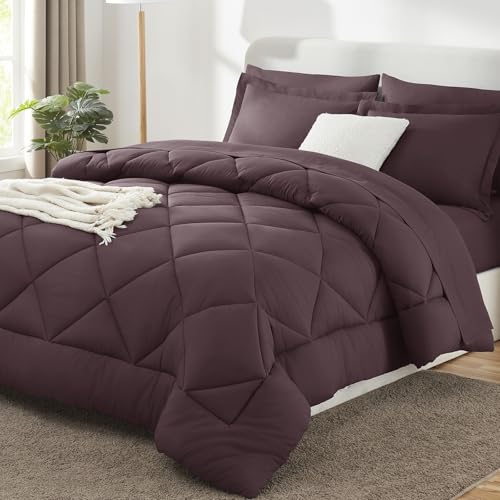 Oversized King Comforter Set Cocoa Powder