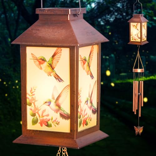 Hummingbird Lantern Wind Chimes