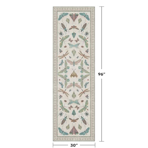 Insect Print 8ft Long Hallway Runner Rug (20 Sq Ft)