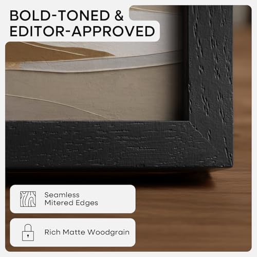 A0 Black Oak Poster Frame (2 Count)