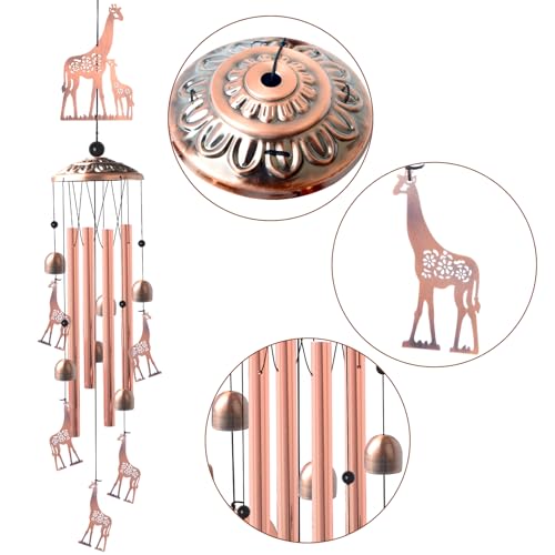 Brass Giraffe Wind Chime