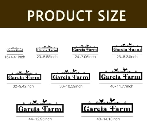 Personalized Chicken Coop Metal Signs