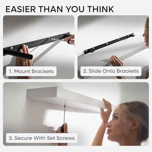 18 Inch Floating Shelves (4 Count)
