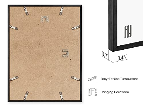 18x24 Black Metal Picture Frames (3 Count)