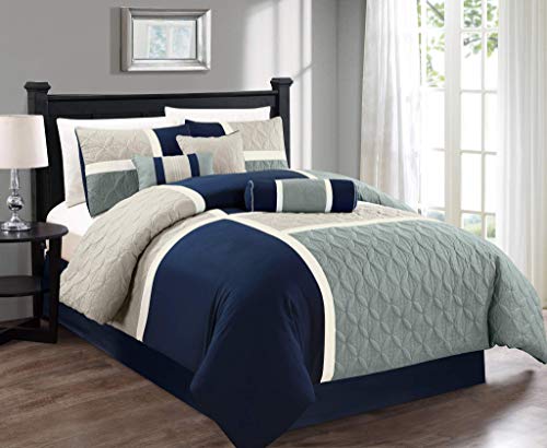 Upland 7 Piece Quilted Patchwork Comforter Set