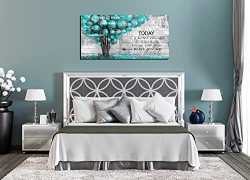 Teal Wall Decor For Office