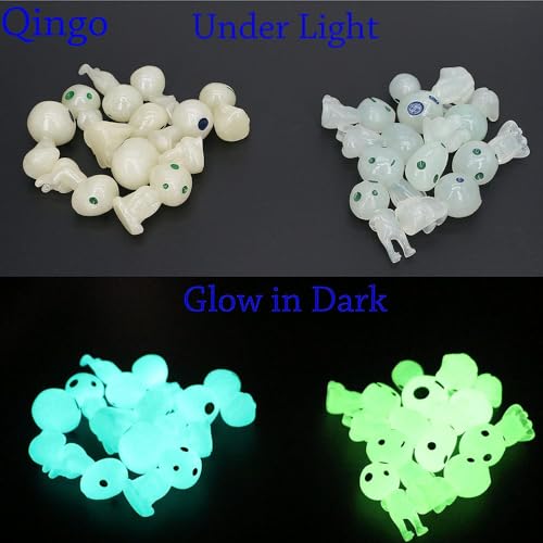 Fairy Garden Accessories Tree Elves Glow in Dark Garden Alien Decor Miniatures Luminous Ghost kit for Micro Landscape Garden Decoration Outdoor Status Patio Lawn Yard Kit (10 Count)