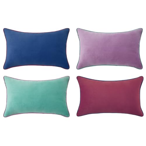 Decorative Throw Pillow Covers Cushion Cases (4 Count)