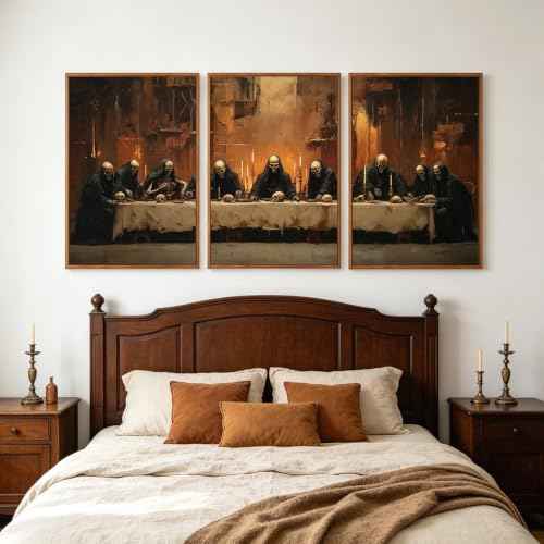 Last Supper Skeleton Wall Art