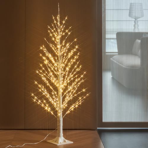 Lighted White Tree Willow 4FT 450 LED Fairy Lights