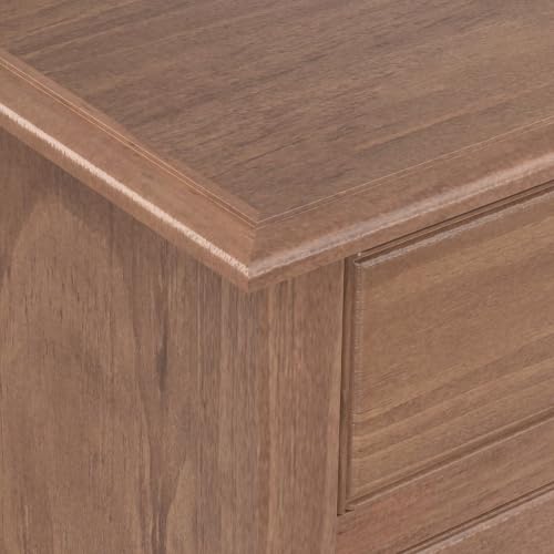 Connaught 40" Solid Wood Cabinet in Medium Saddle Brown