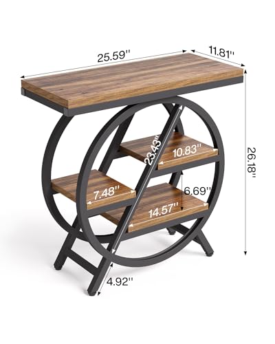 End Table Set of 2 Narrow Side Table (2 Count)