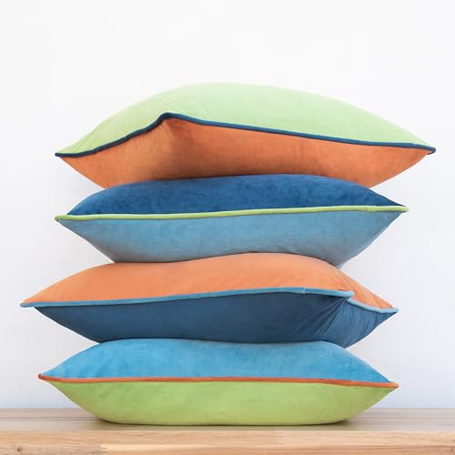 Decorative Throw Pillow Covers Cushion Cases (4 Count)