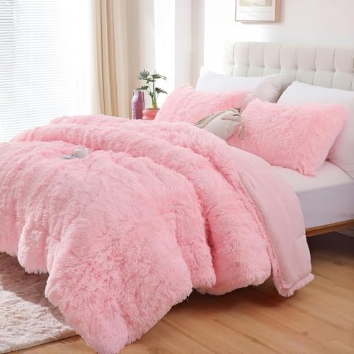 Fluffy King Size Comforter Set