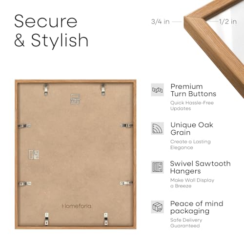 11x18 Natural Oak Diploma Frame (3 Count)