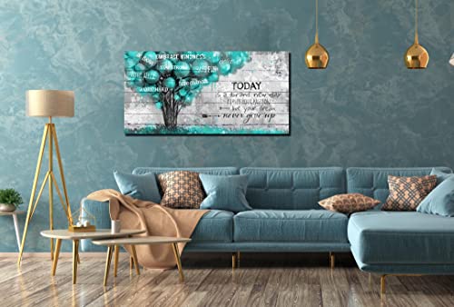 Teal Wall Decor For Office