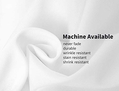 Small White Square Tablecloth 70x70 Inch