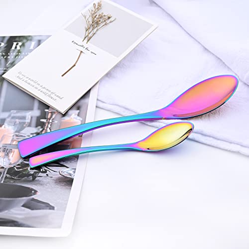 24 Piece Rainbow Flatware (12.99 Count)