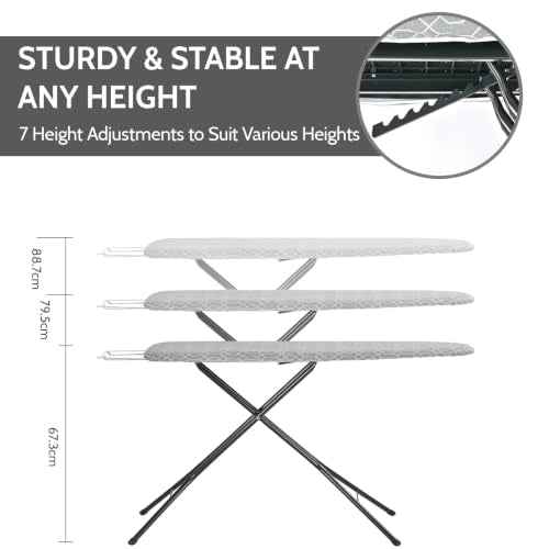 Foldable Ironing Board Full Size 43x13