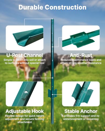 Fence Posts 4.8 Feet (16 Count)