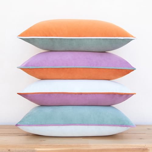 Decorative Throw Pillow Covers Cushion Cases (4 Count)