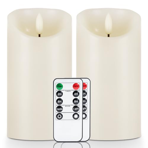 6" x 3" Flickering Flameless Candles (2 Count)