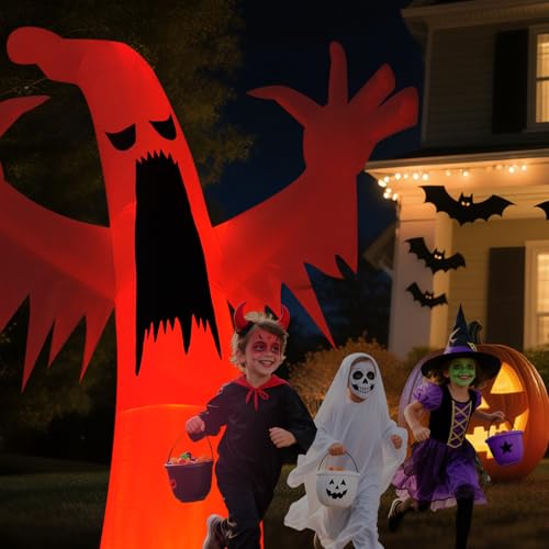 Halloween Inflatable Ghost Decoration (12FT Giant White Ghost)