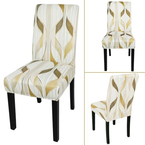 Pattern Chair Covers for Dining Room Set of 6