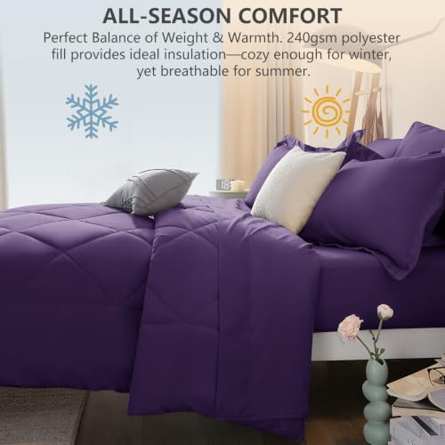 Full Size Comforter Sets Purple