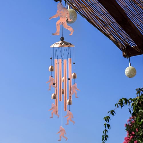 Brass Bigfoot Wind Chime