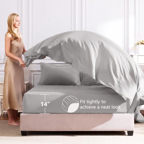 King Size Comforter Set French Grey