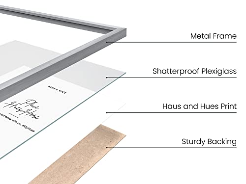 4x6 Silver Metal Picture Frames (6 Count)