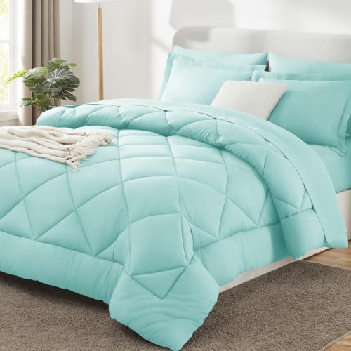 Full Size Comforter Sets Spa Blue