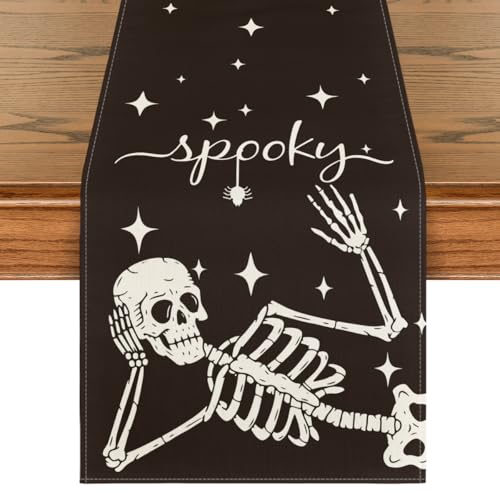 210 GSM Halloween Table Runner Home Party Decor 13x60 Inch (5.42 Sq Ft)