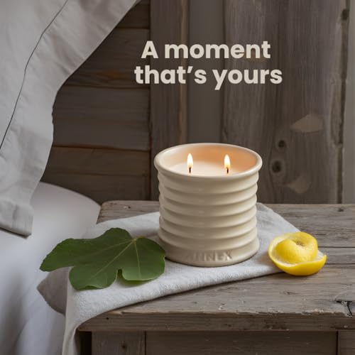 Fig Leaf & Lemon Luxury Strong Scented Candle