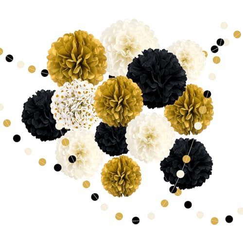 Black and Gold Party Decor