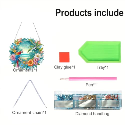Flowers Hummingbird Diamond Art Kits