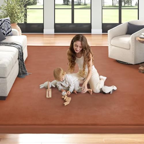 Baby Play Mat for Floor Nursery Muscle Area Rug Playroom Rug 59"x71" Elastic Foam 1.3" Thick Crawling Mat for Babies
